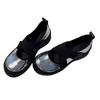 One Pedal Big Head Silver Soft Sole Small Man Runaway Platform Shoes Women's New Cross Strap Mary Jane Shoes