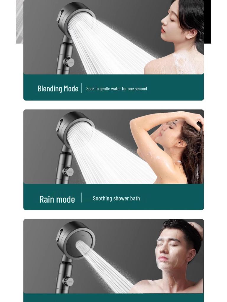 Super Strong Pressurized Rain Shower Head Set