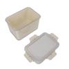 Fridge Food Storage Container PET Easy To Clean Sealed Food Preservation Box for Kitchen