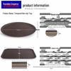 Tempered Non-Slip Round Serving Tray