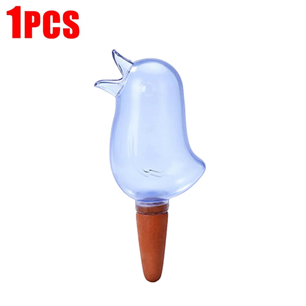 

1pc PVC bird shaped automatic watering tool Self water seepage device for home garden Potted Dripping Device синій