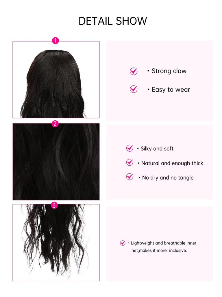 LOUIS FERRE Ponytail Extension, 26 Inch Drawstring Ponytail Hair Extensions for Women Long Curly Wavy Ponytail Multi-color Option for Daily
