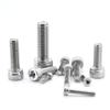 M2 M3 M4 M5 M6 DIN912 304 Stainless Steel Head Hexagon Hex Socket Cap Screw Bicycle Hex Bolts Nuts And Washers Assortment Kit