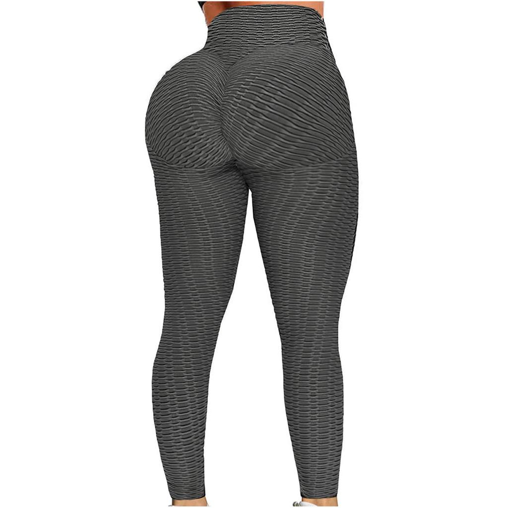Buy (SU)Women's Pringing Hip Lifting Exercise Fitness Running High Waist Yoga Pants at