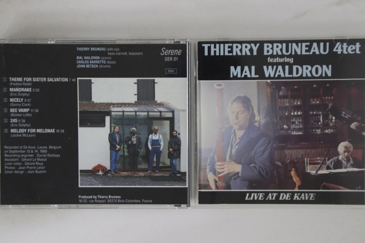 

CD THIERRY BRUNEAU, MAL WALDRON - Live At De Kave SER01 SERENE 1990 France Jazz Used