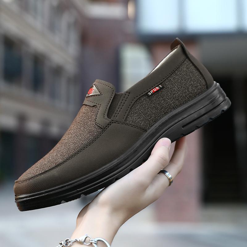 Lightweight Men Casual Shoes Wear-resistance Non-slip Canvas Shoes Mens Loafers Breathable Comfort Driving Shoes Zapato Hombre