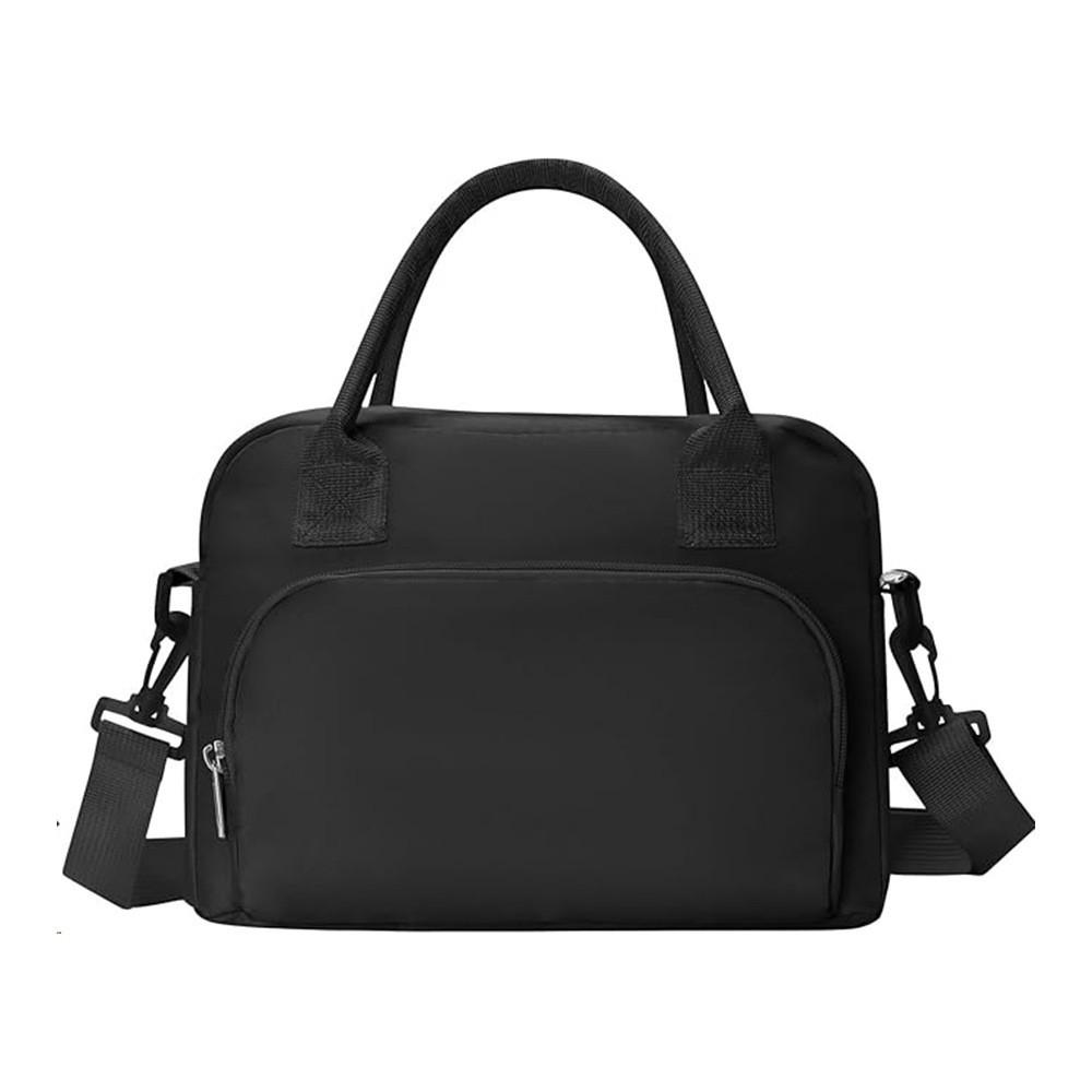 Strawberry Corduroy Insulated Waterproof Lunch Bag - Large Capacity Picnic Handbag