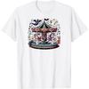 T-shirt Carrousel Musical Mignon d'Halloween pour Enfants et Amateurs d'Halloween