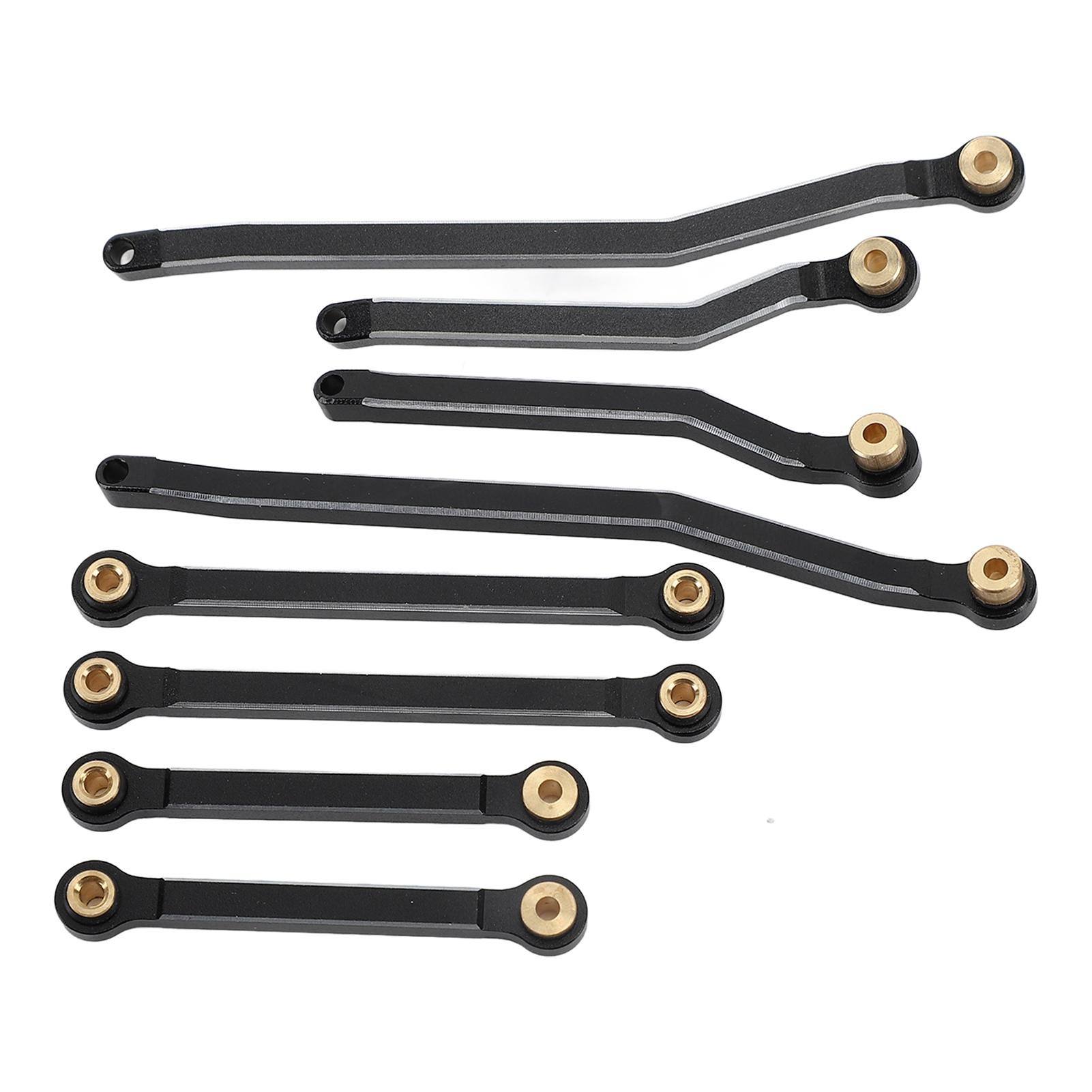 

8PCS RC Wheelbase Link Rod Copper Aluminum Alloy RC Chassis Linkage Pull Rod for HOBBYPLUS 118 4WD