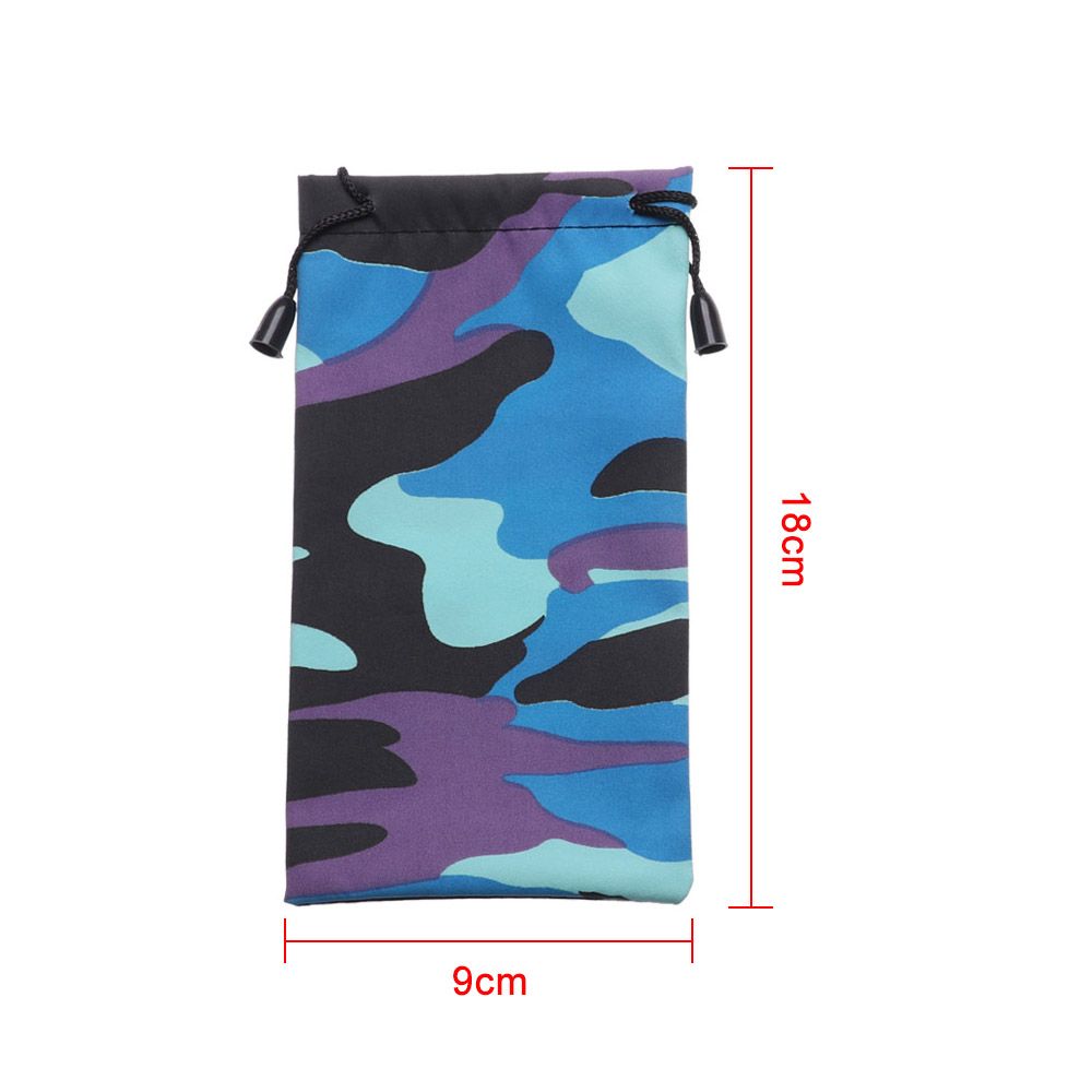 5Pcs Random Color New Waterproof  Eyeglass Container Eyewear Bag Glasses Cloth Bags Reading Glasses Cases