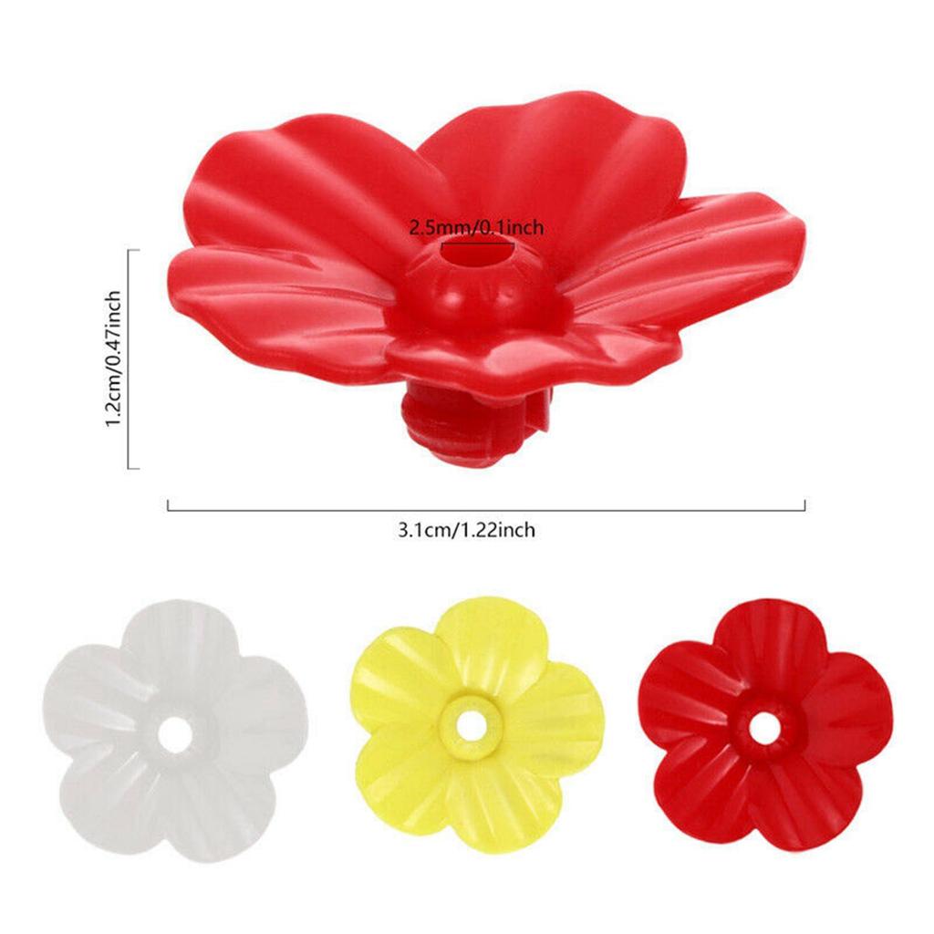 Hanging Hummingbird Feeder Replacement Flower Feeding Ports for Feeder Use