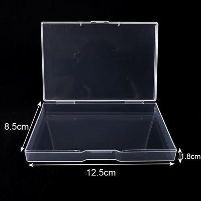 Klare PP-Kunststoffbox für Schmuck, Ohrringe und Elektronik