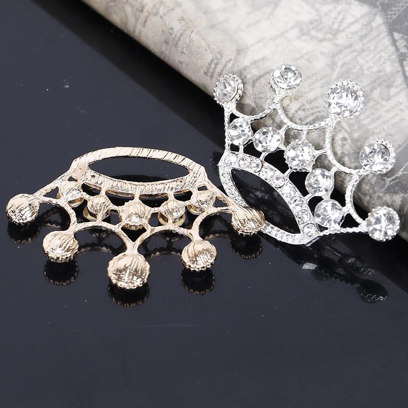 Enood 40Pcs Palm Crown Rhinestone Button Sewing Trim & Embellishments Craft Buckles DIY Hair Accessories Phone case Decoration