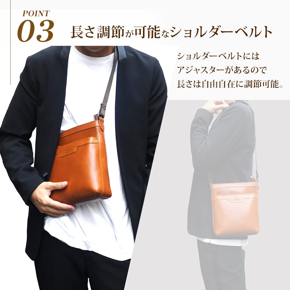 Joya Genuine Leather Smart Briefcase Bag, CAMEL J4521