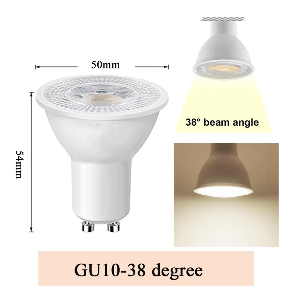 1/4/6/10pcs LED Spotlight GU10 AC220V High Lumen 3000K/4000K/6000K LED Light Lamp LED energy saving For Home Decoration Replace