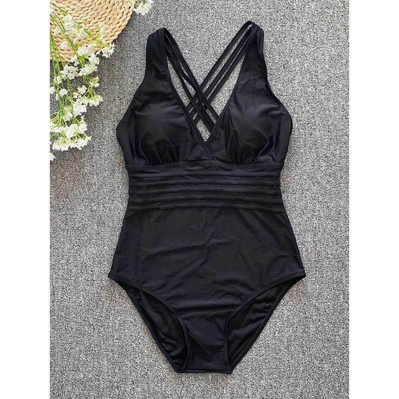 2025 Leopard Swimsuit One Piece Monokini Swimwear Women Backless Bathers Bathing Swim Suit Female Back Cross Beachwear Bodysuit