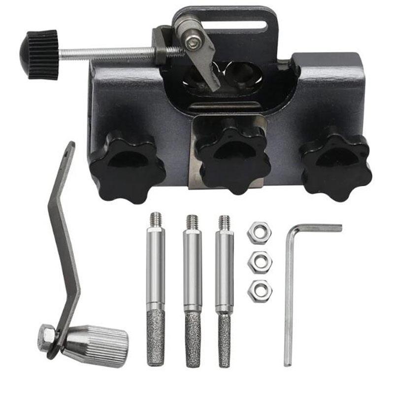 Wood and Garden Sharpening With 3 Grinding Rod Woodworking Chainsaw Sharpener Electric Saws Repair Tools Hand-operated