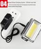 Rechargeable Outdoor Headlamp: Strong Spotlight & Floodlight for Camping and Night Riding