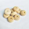 20pcs Rondelle Shape 14x9mm 20x12mm 23X12mm 30x20mm Natural Wood Loose Handcraft Beads for DIY Crafts Jewelry Making Accessories
