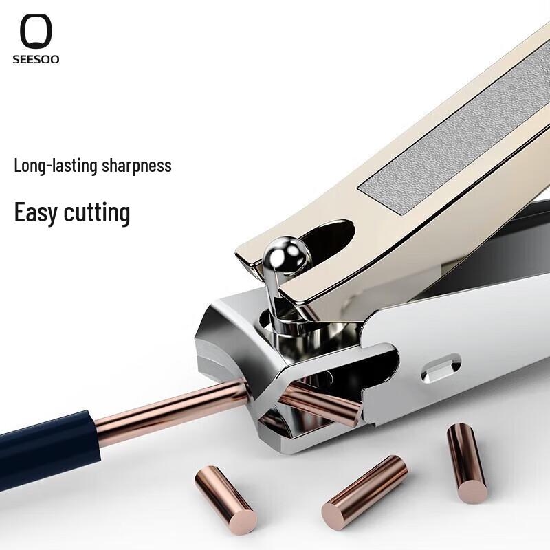 SEESOO Anti-Splash Nail Grooming Kit