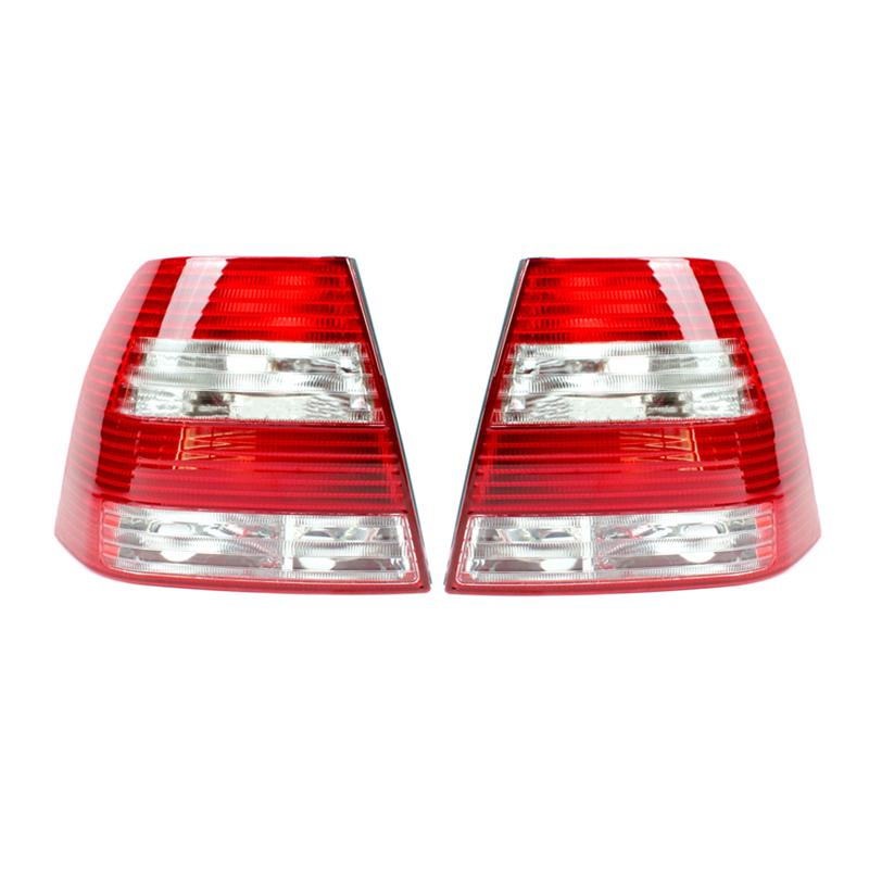 Для Volkswagen VW Jetta MK4 GLI Седан 1999-2007 Американская версия Задний бампер Фонарь заднего хода Задний фонарь Корпус Автомобильный аксессуар Без лампочки White 1 Pair