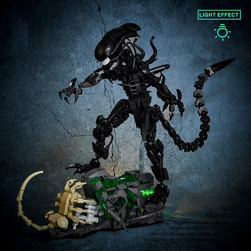 Creative Expert Alien Monster Robot Building Blocks Technical Mechanical Alien Beasts MOC Assembly Bricks Toys For Children Gift