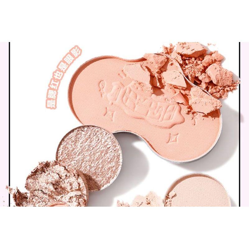 xixi - A Flip Eye Shadow Blush Palette - #4 Sweet Pink Purple