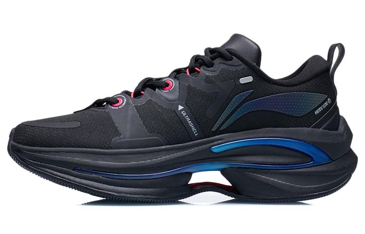Li Ning WuShi 5S 1.0 Нескользящие износостойкие низкие кроссовки для бега женские Черные ARSR032-1 37