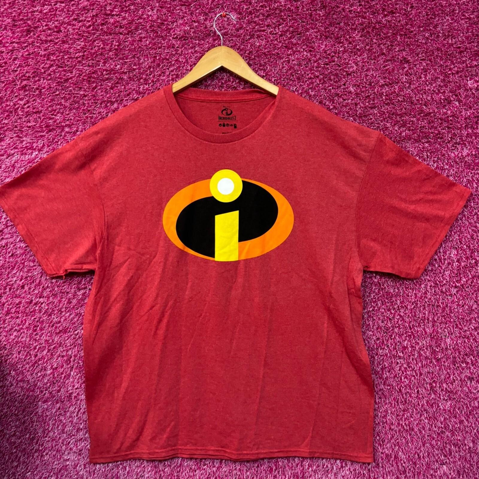 

Pixar The incredibles Logo Tshirt size XL L