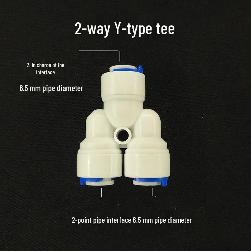 

Water Purifier Connector Kit: Elbow Tee, Ball Valve Switch, PE Pipe, Straight & Elbow Connectors, Male & Female Thread Adapters