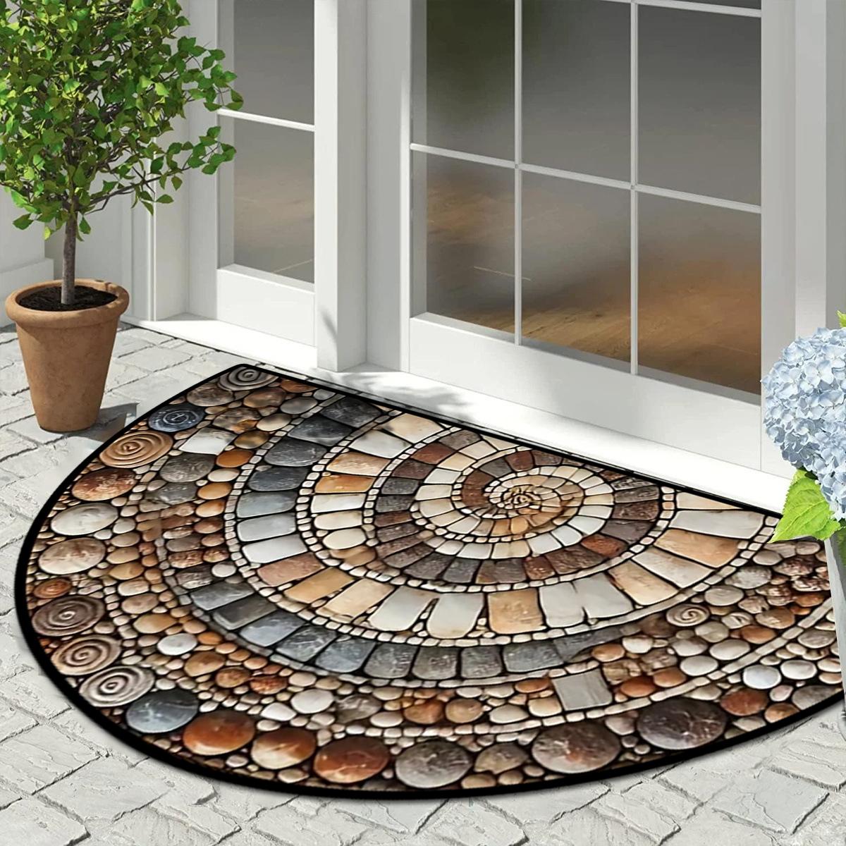 

Домашние придверные коврики из хрустального бархата с принтом, домашние нескользящие коврики для ног, грязеотталкивающие входные коврики, коврики для вытирания ног 40cmx60cm