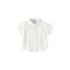 Half Sleeve Summer Boys' Stand Collar Cotton Tops Shirt