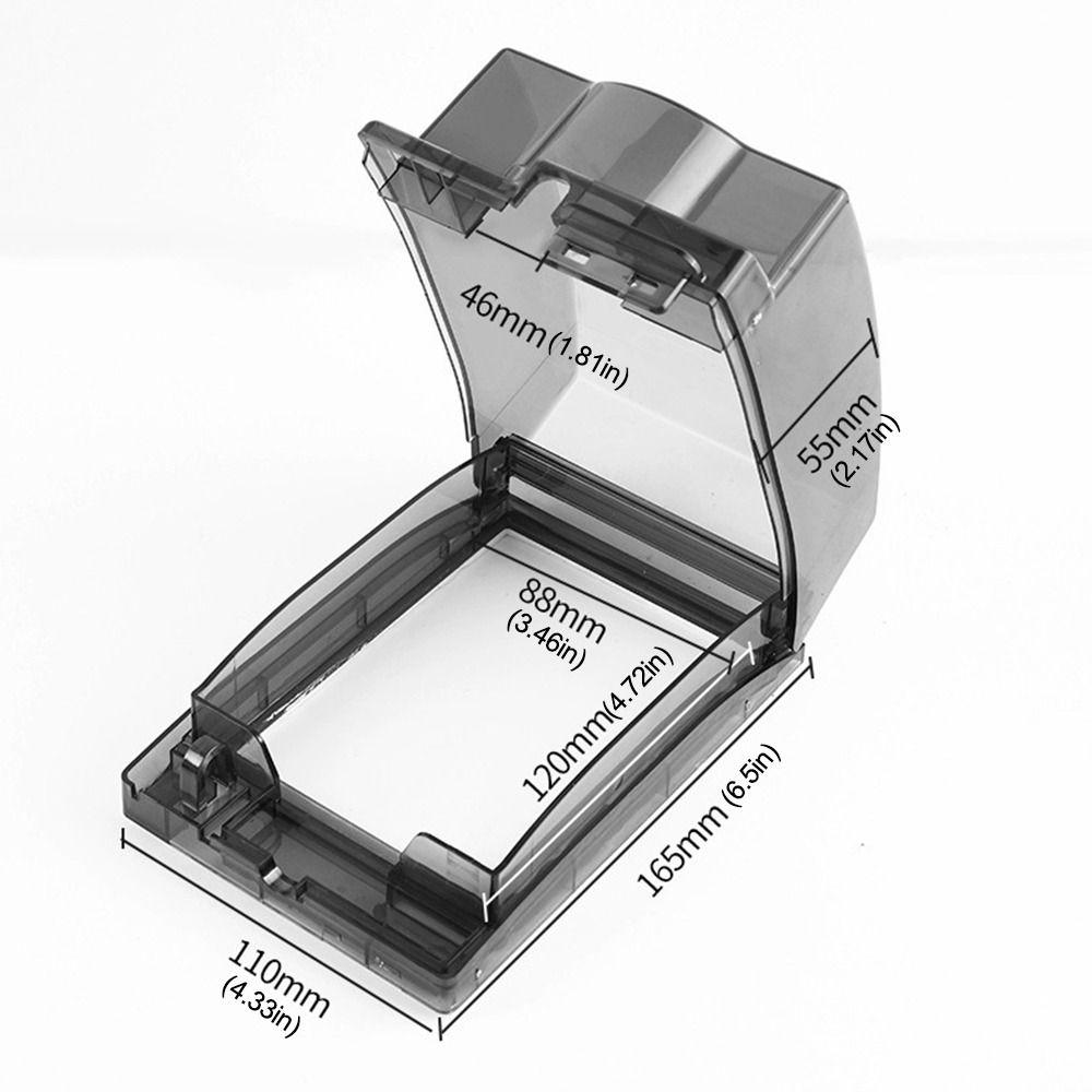 Capac Protector Comutator Impermeabil Protector Transparent pentru Priză Capac pentru Fișă Electrică pentru Casă