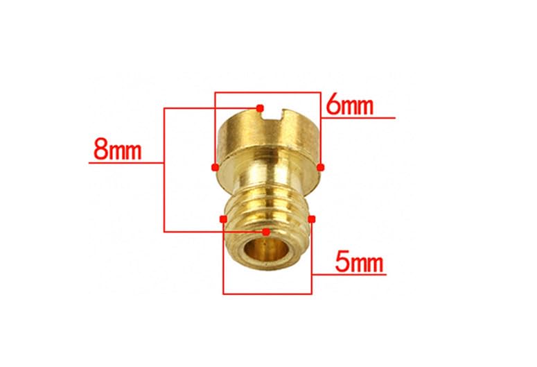 Vibror Hauptdüse Marudai Keihin 10 Stück #75-#98 Vergaser-Einstellung für Motorräder