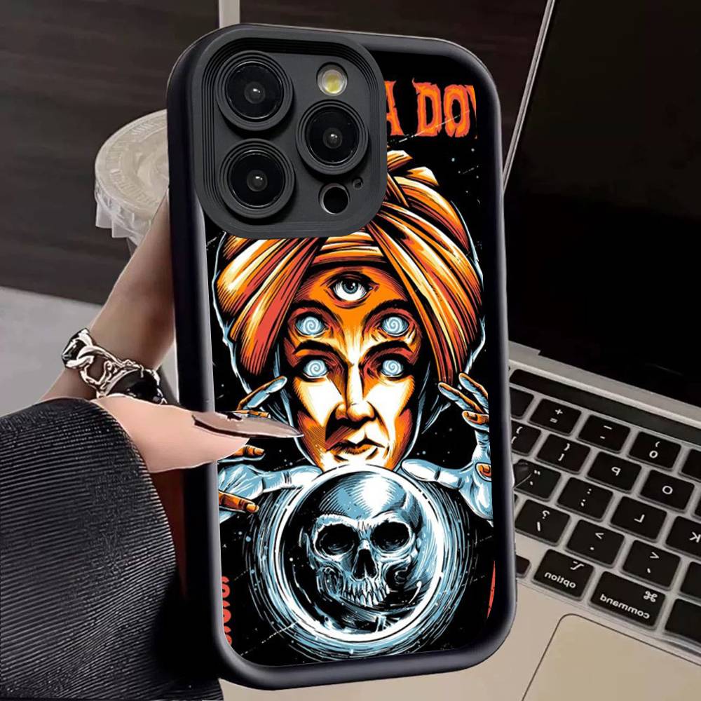 Metal Band System Of A Down For IPhone 17 Pro Max 16 15 14 13 12 11 Plus Black Soft Phone Cover