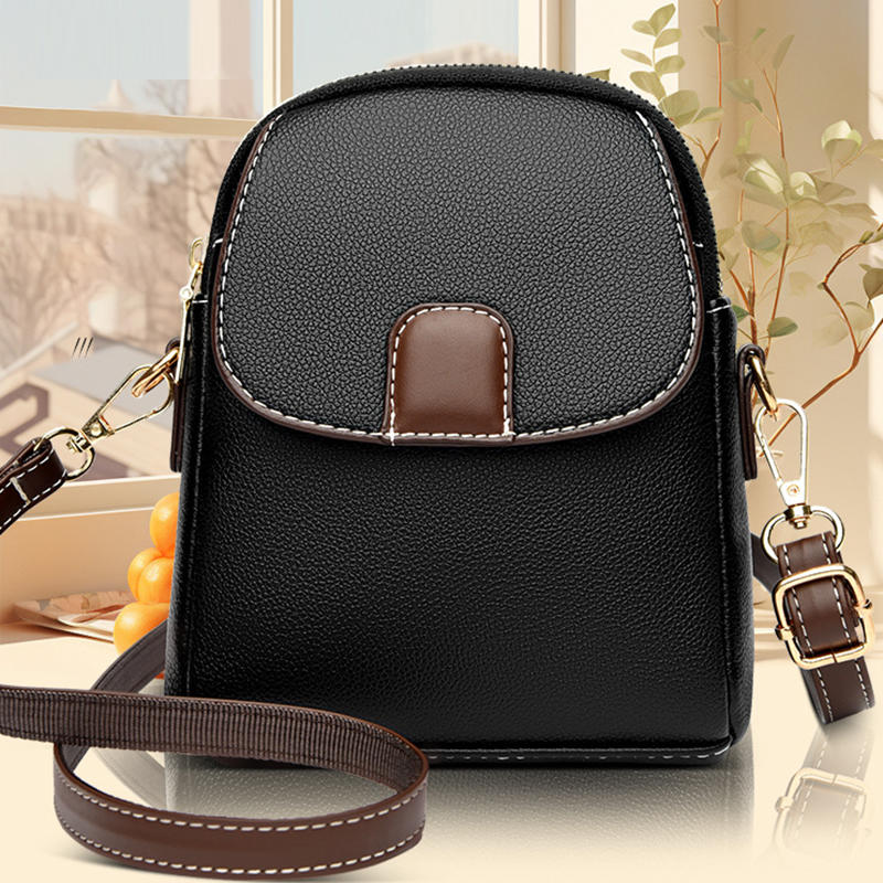 Women's Crossbody Bags PU Leather Mobile Phone Bag For Female Bag Designer Simple Fashion Messenger Bags