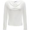 Women's Draped Neck Slim-Fit T-Shirt