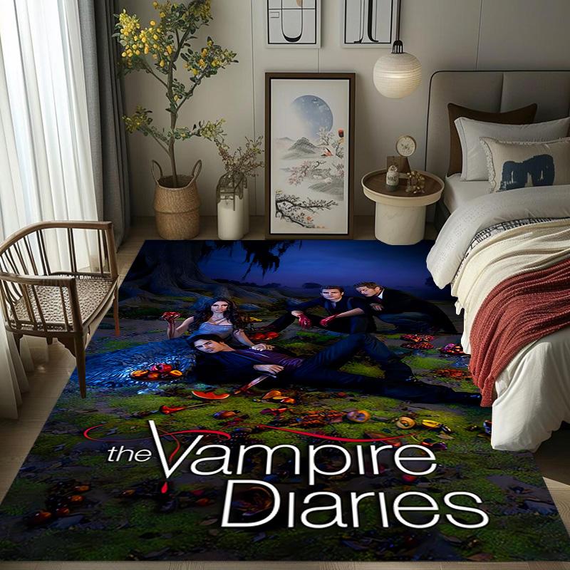 Vampire Diaries: Rainy Night Gathering carpet Suitable for all seasons Home Decor Room Christmas gifts Dormitory decoration
