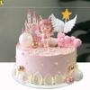Simulation Fruit Cake 6/8 Inch Fake Cake Model Food Dessert Props Sweet Table Window Girl Boy Birthday Ornament Party Home Decor