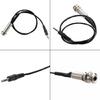 Guitar Piezo Adapter Cable 66cm Endpin Output Jacks Stereo Connection Quick Installation Acoustic Pickup Replacement Cord