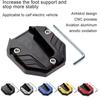 2Pcs Aluminum Zinc Zinc Alloy Kickstand Extender Extension Foot Pad Motorcycle Accessories  Motorbike