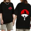Anime Naruto Uchiha Itachi Printed Shortsleeved Tshirt Unisex Loose and Casual Tshirt Summer Couples Top