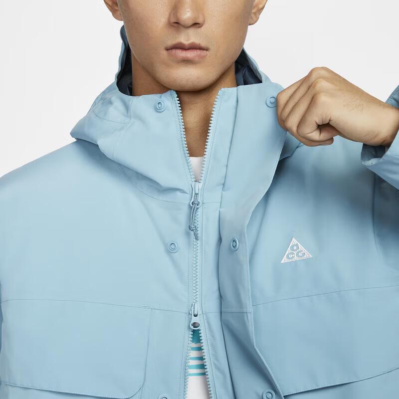 Nike Storm-Fit Primaloft Skull Peak Solid Logo Hooded Versatile Long Sleeve Outdoor Work Jacket Men Jacket FV8682-464