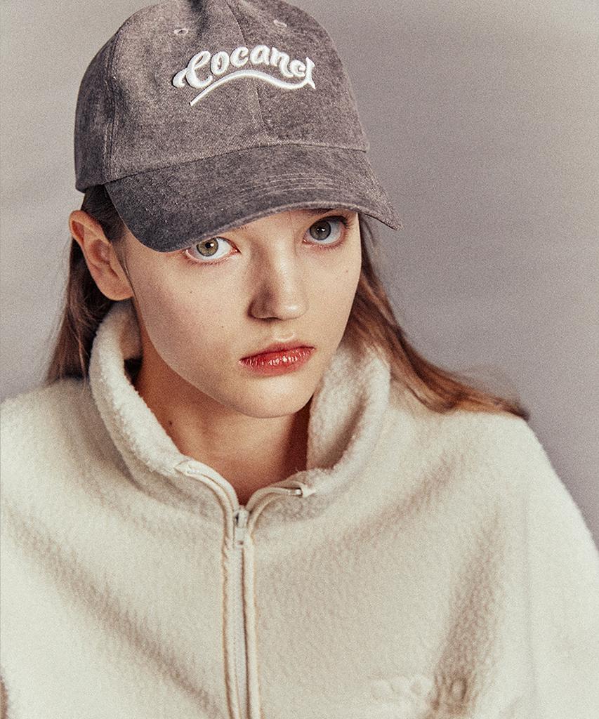 COCANCL Wavy Cocancle Logo Cap/Brown