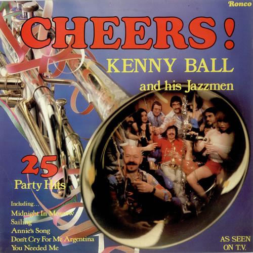 

LP Record KENNY BALL & HIS JAZZMEN - Cheers! RTL2039 Ronco 1979 UK Jazz Used