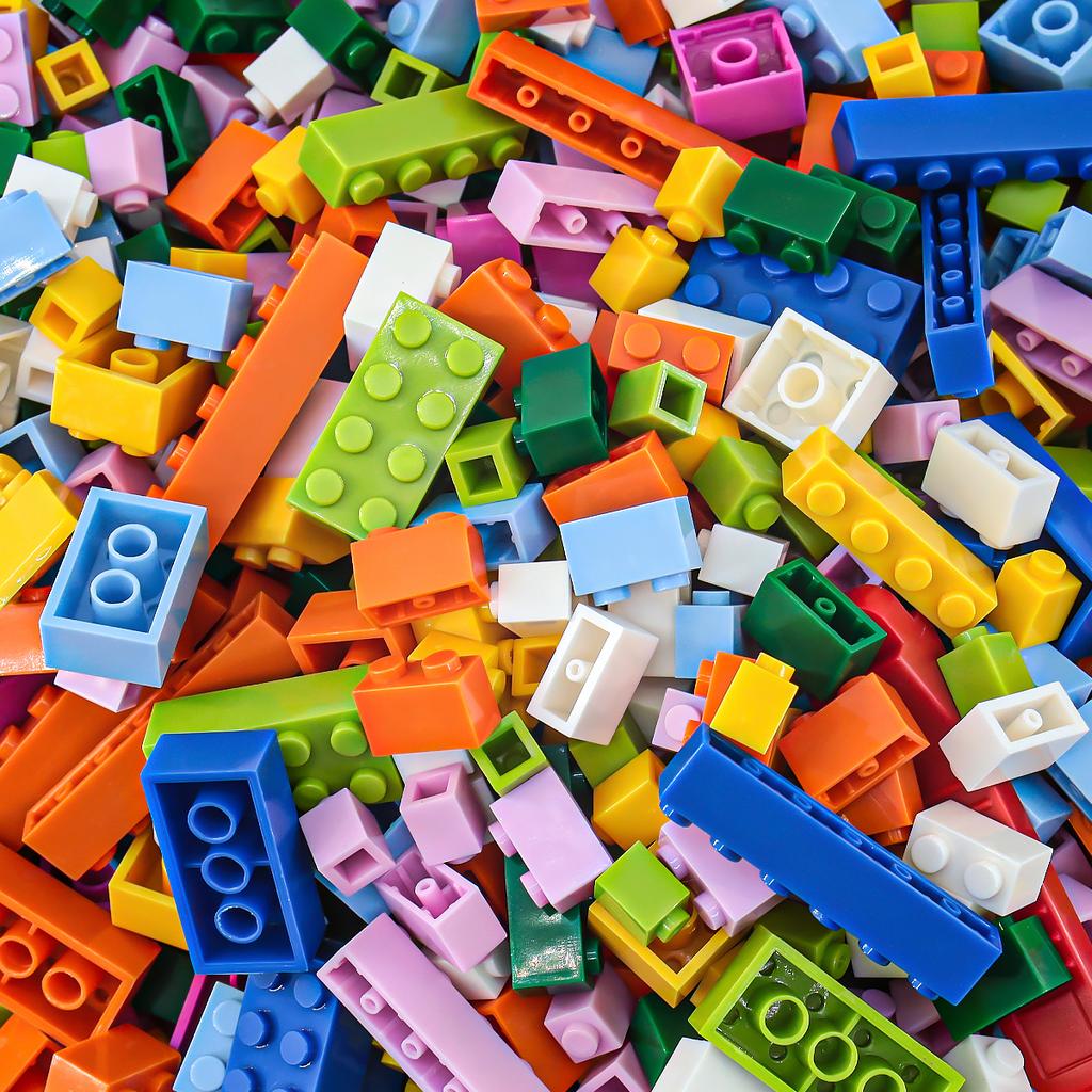 1000 Pieces Color boxDlY Creative Building Blocks Bulk Sets City Classic Bricks AssemblyBringuedos Educational Toys for Children