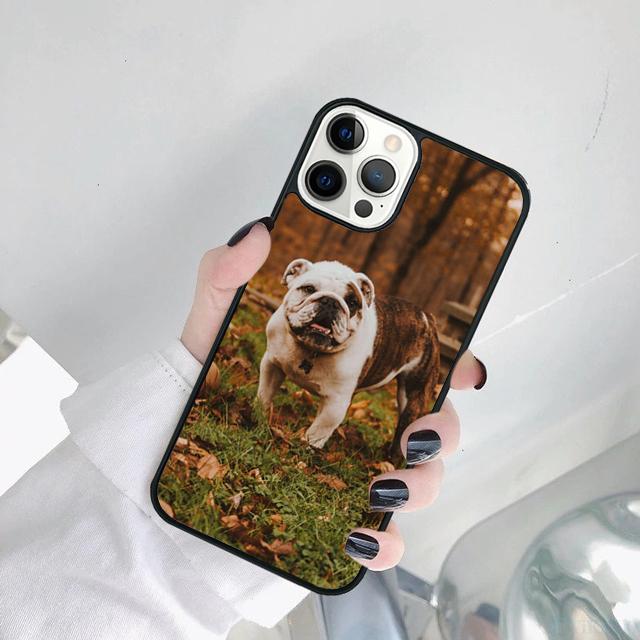 British English Bulldog Phone Case Cover For iPhone 17 Air 16 15 14 SE 2020 11 12 13 Pro MAX Plus