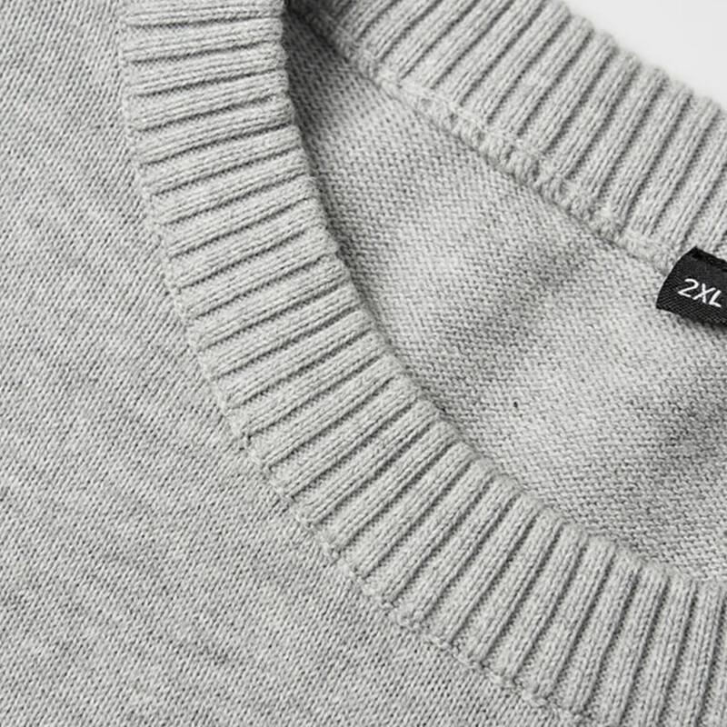 PLAYBOY Men's Crew Neck Casual Knit Pullover Sweater