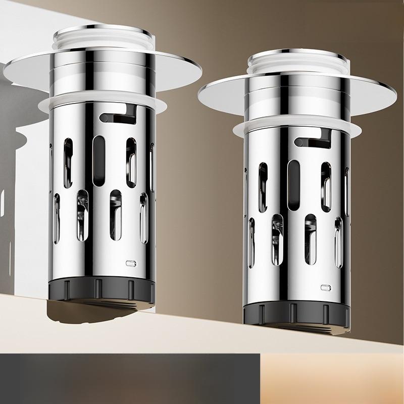 Basin Drain Stopper Pop Up Core Anti Odor Filter Universal Sink Washbasin Bathroom Accessory New Design