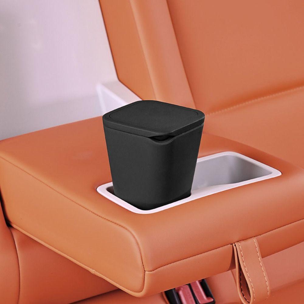 Sealed Design Car Trash Can Odor-Proof Garbage Cup Universal Car Trash Bin  Vehicle Storage